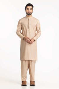 UAE -Salmon Pink Embroidered Suit SK-E22-012