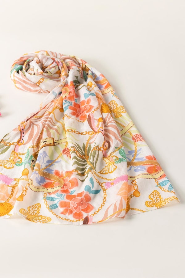 UAE -Printed Khadi Scarf SCF-43002