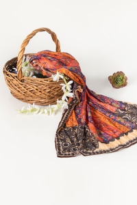 UAE -Printed Khadi Scarf SCF-43009