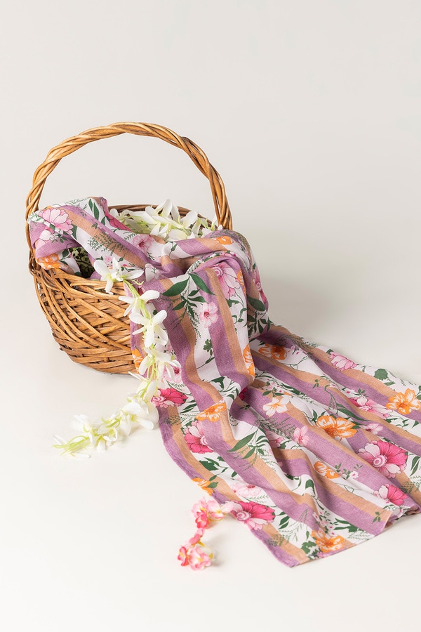 UAE -Printed Khadi Scarf SCF-43010