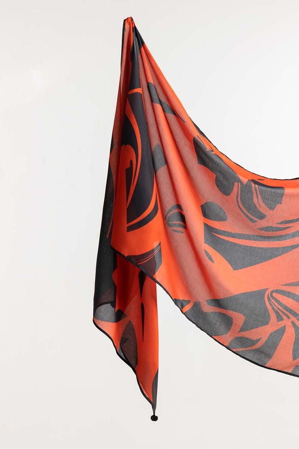 UAE-Printed Khadi Scarf SCF-43019