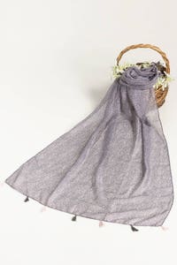 UAE-Slub Lawn Printed Scarf SCF-43040