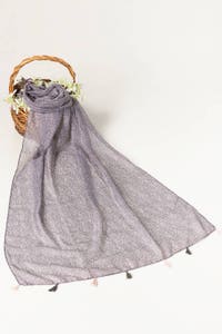 UAE-Slub Lawn Printed Scarf SCF-43040