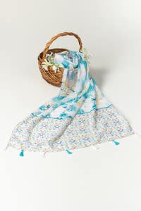 UAE-Slub Lawn Printed Scarf SCF-43054