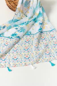 UAE-Slub Lawn Printed Scarf SCF-43054
