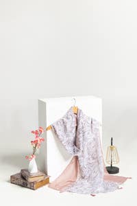 UAE-Slub Lawn Printed Scarf SCF-43055