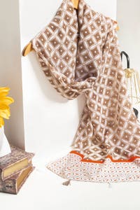 UAE-Slub Lawn Printed Scarf SCF-43062