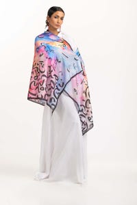 UAE -Printed Polyester Silk Scarf SCFI-23-05