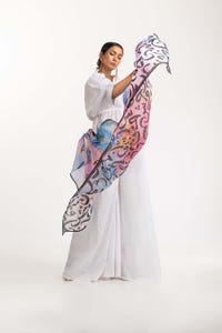 UAE -Printed Polyester Silk Scarf SCFI-23-05