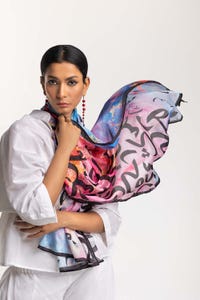 UAE -Printed Polyester Silk Scarf SCFI-23-05