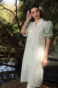 UAE -2 Piece Unstitched Schiffli Embroidered Lawn Suit TL-52099