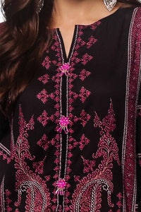 UAE -3 Piece Unstitched Printed Khaddar Suit SD-42026