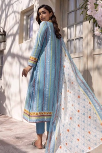 UAE -3PC Printed Lawn Unstitched Suit CL-32383 A