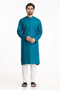 UAE -Sea Green Embroidered Kurta KR-EMB24-007