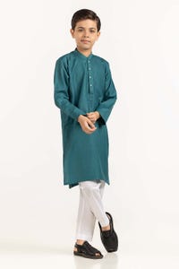 UAE -Sea Green Embroidered Kurta KR-KEMB22-014