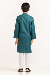 UAE -Sea Green Embroidered Kurta KR-KEMB22-014