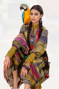 UAE -3PC Unstitched Printed Lawn Suit CL-42235