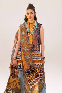 UAE -3PC Unstitched Printed Lawn Suit CL-42240