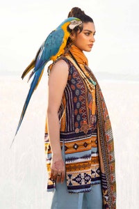 UAE -3PC Unstitched Printed Lawn Suit CL-42240
