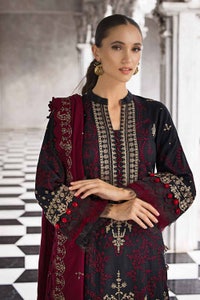 UAE -3PC Embroidered Pashmina Unstitched Suit with Embroidered Pashmina Shawl AP-32039