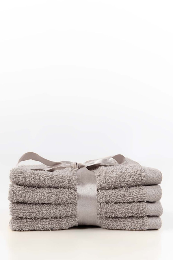 UAE -Silver Combed 4Pcs Towel Set