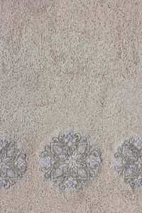 UAE -Silver Grey Combed 3Pc Embroidered Towel Set