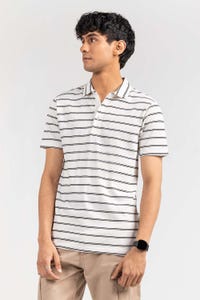 UAE -White Yarn Dyed Polo SJP-YD-D83