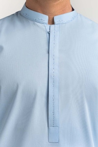 UAE -Sky Blue Embroidered Kurta KR-EMB24-002