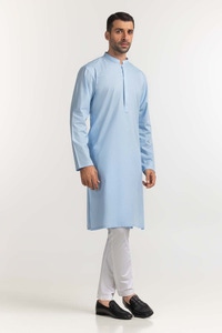UAE -Sky Blue Embroidered Kurta KR-EMB24-002
