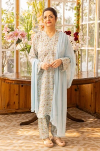 UAE -Printed Lawn Unstitched Shirt SL-42001