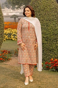UAE -Printed Lawn Unstitched Shirt SL-42002