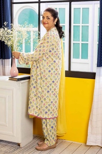 UAE -Printed Lawn Unstitched Shirt SL-42005