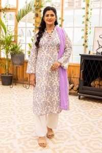 UAE -Printed Lawn Unstitched Shirt SL-42006