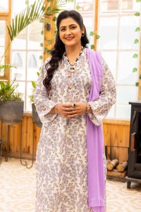 UAE -Printed Lawn Unstitched Shirt SL-42006