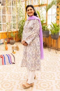UAE -Printed Lawn Unstitched Shirt SL-42006