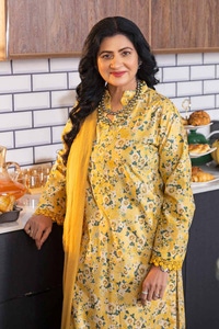 UAE -Printed Lawn Unstitched Shirt SL-42007