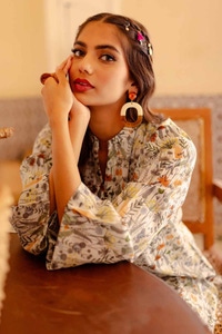 UAE -Printed Lawn Unstitched Shirt SL-42009