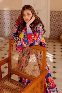 UAE -Printed Lawn Unstitched Shirt SL-42022