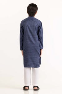 UAE -Slate Blue Embroidered Kurta KR-KEMB22-016