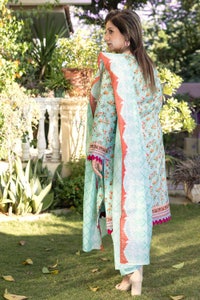 UAE -3PC Lawn Unstitched Digital Printed Suit CL-32063