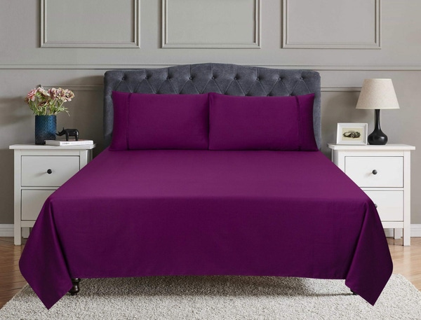 UAE -Grape T-200 Bed Sheet Set