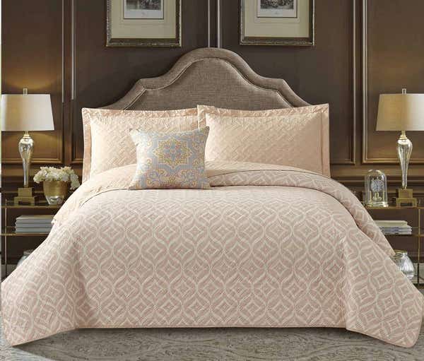 UAE -Tan Luxury Bed Spread