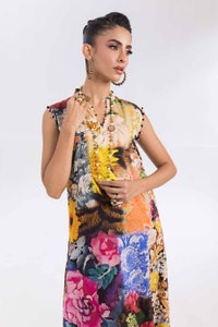 UAE -2 Piece Unstitched Printed Cambric Suit TCN-42002