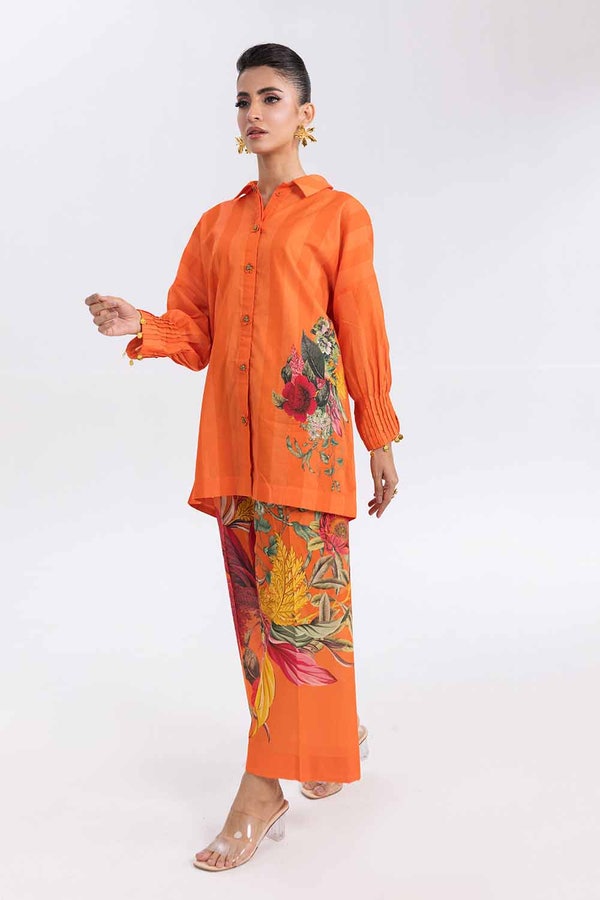 UAE -2 Piece Unstitched Printed Cambric Suit TCN-42005