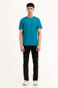 UAE -Teal Basic Tee TS-CNPK23-059