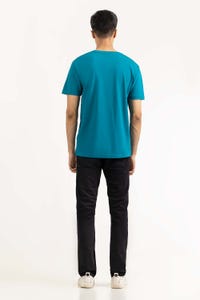 UAE -Teal Basic Tee TS-CNPK23-059