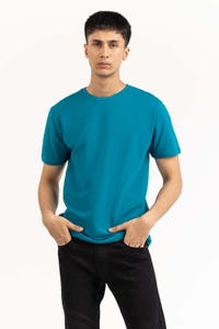 UAE -Teal Basic Tee TS-CNPK23-059