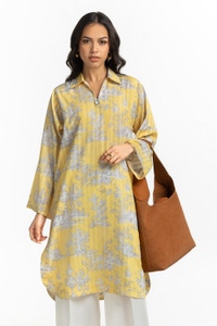 UAE-Texture Dobby Printed Shirt IPS-44518