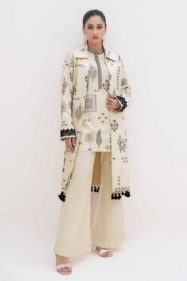 UAE -2 Piece Unstitched Embroidered Khaddar Suit TK-42002