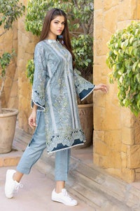 UAE -2PC Lawn Glitter Printed Unstitched Suit TL-32019 A